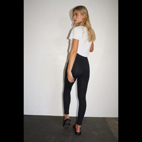 LNA Ashlyn Brushed Spandex Legging black size M NWT $145 msrp - Picture 2 of 10